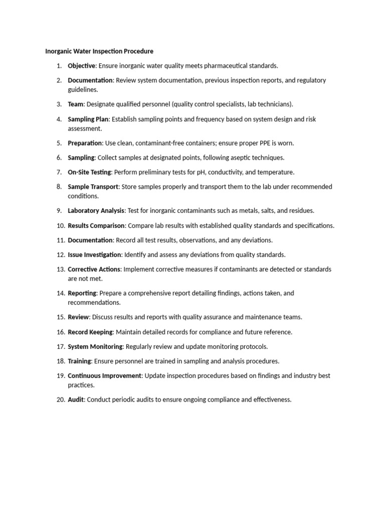 inorganic-water-inspection-procedure-pdf