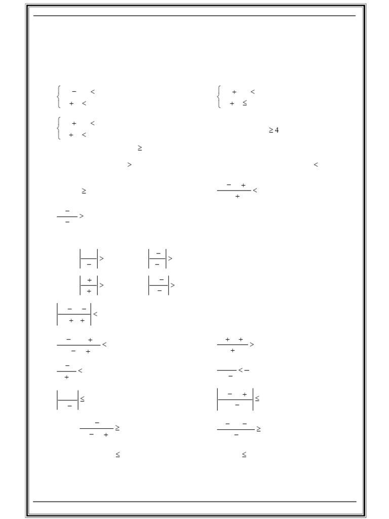 2 Modulus (Inequalities) | PDF