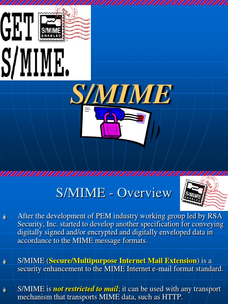 S Mime | PDF | Public Key Certificate | Cryptography