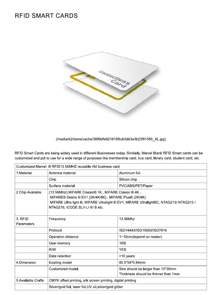 Proximity Cards | PDF