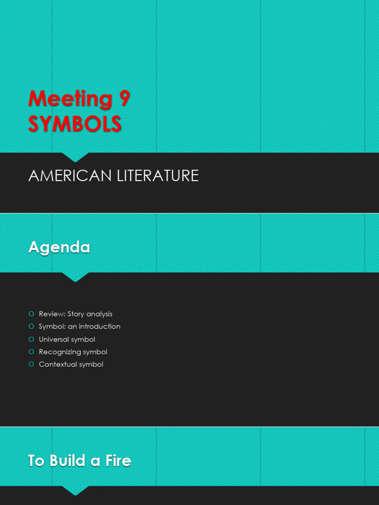 Meeting 9 (PWP) Symbols & Themes | PDF