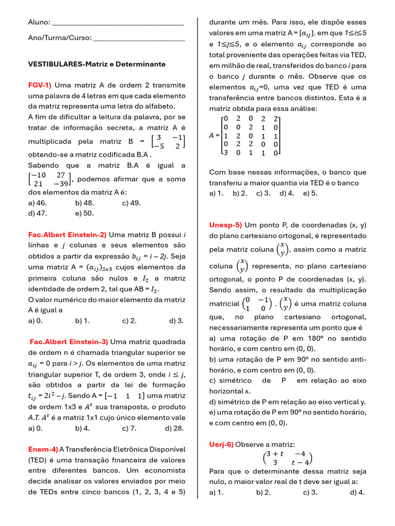 Vest EAMT Matrizes E Determinantes PDF