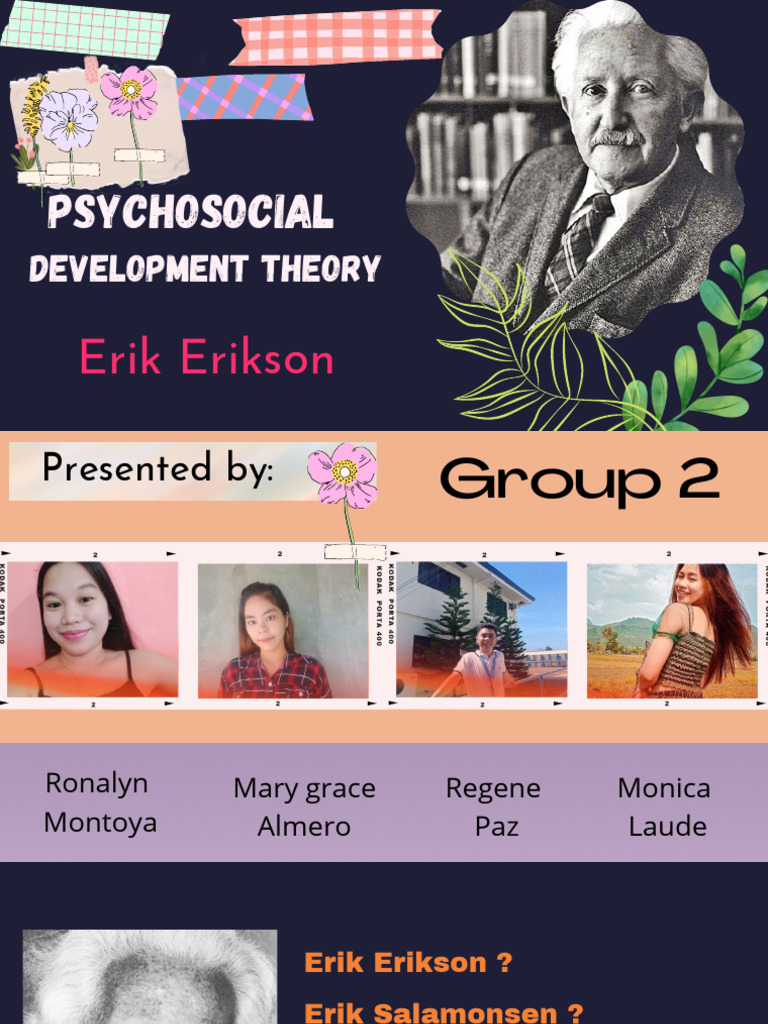 Erik Erikson Theory | PDF | Psychology | Psychological Concepts
