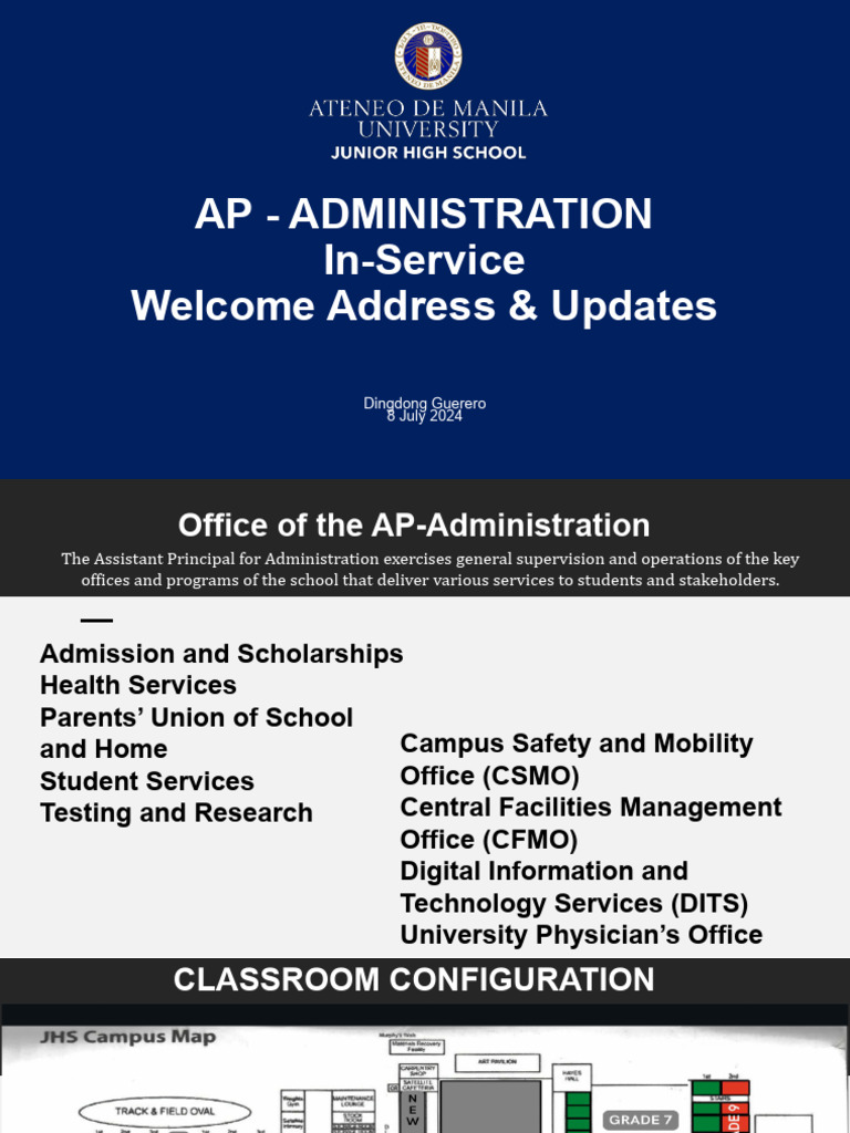 AJHS APAdmin In-Service Welcome July 8, 2024 | PDF