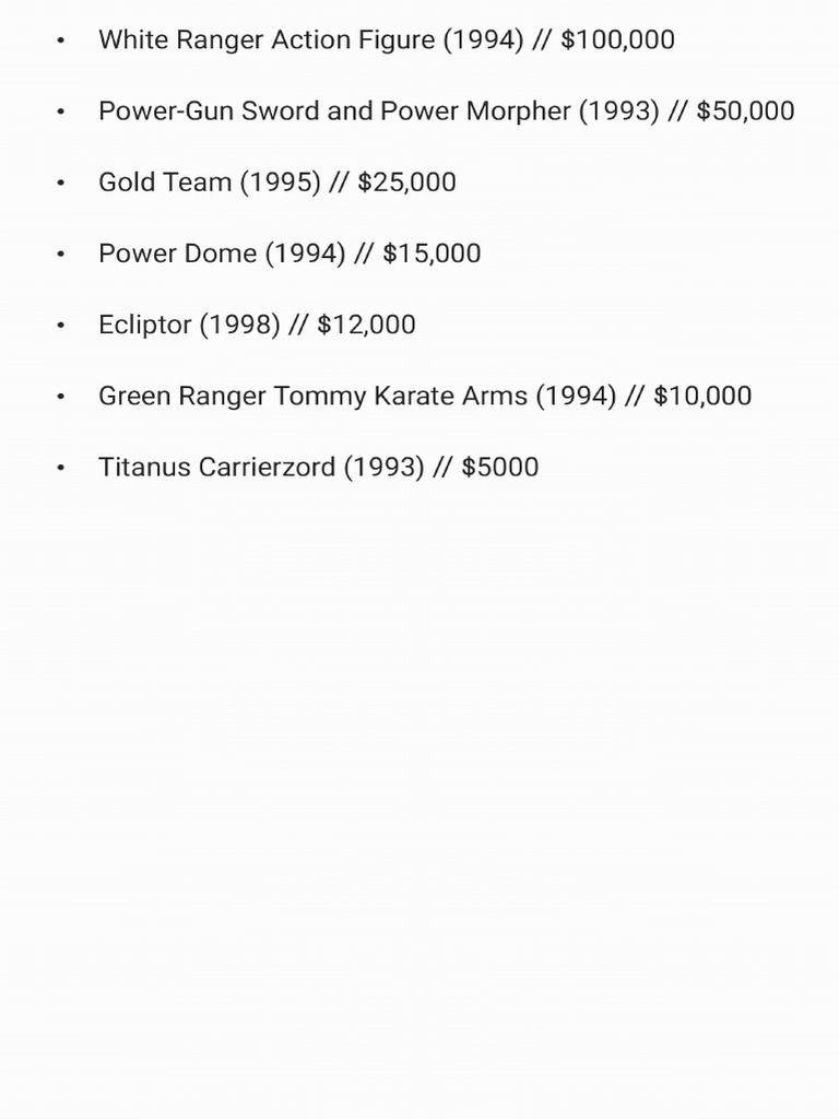 Power Rangers Values | PDF