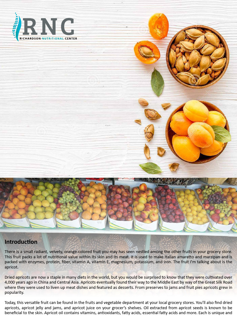Benefits of Apricot Seeds and B17 | PDF | Wellness
