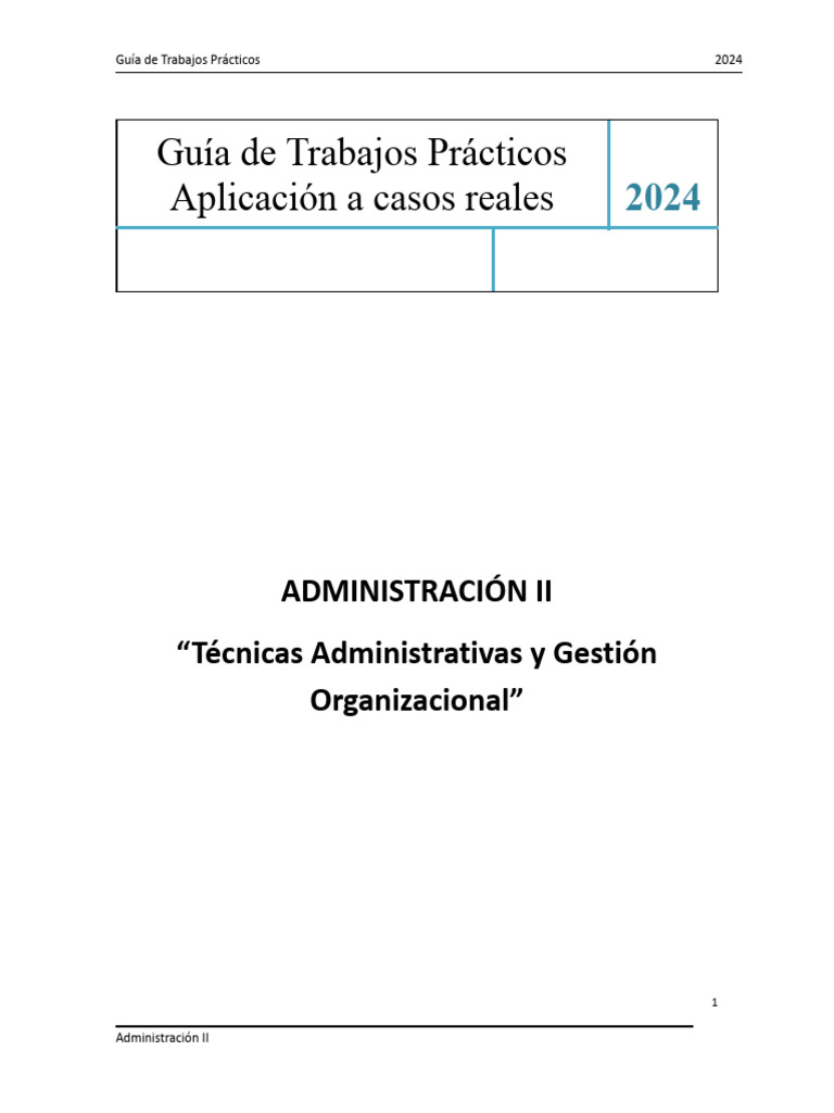 ADM II Guía TP 2024 Final - Docx-1 | PDF