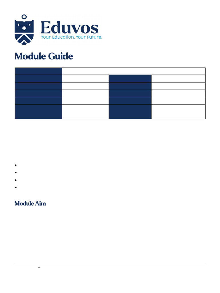LWDLA3-B44 - Module Guide B4 2022 (V1.0) (Commerce) | PDF