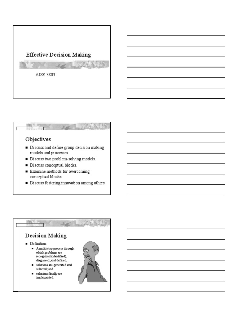 Group Decision Making Strategies | PDF | Thought | Bias