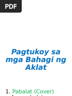 Mga Bahagi NG Libro | PDF