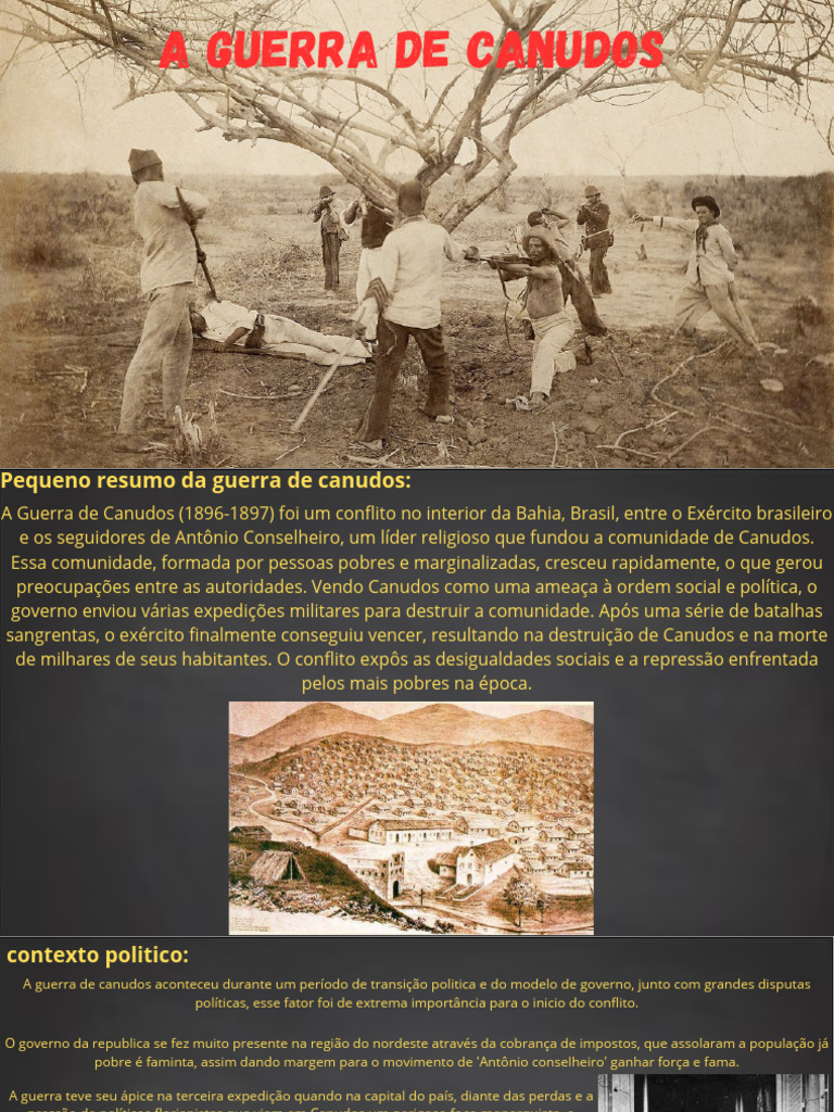A Guerra de Canudos - PDF Padrão | PDF