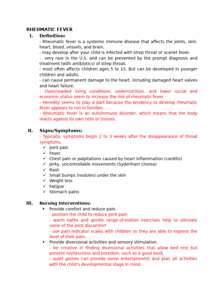 Rheumatic Fever | PDF