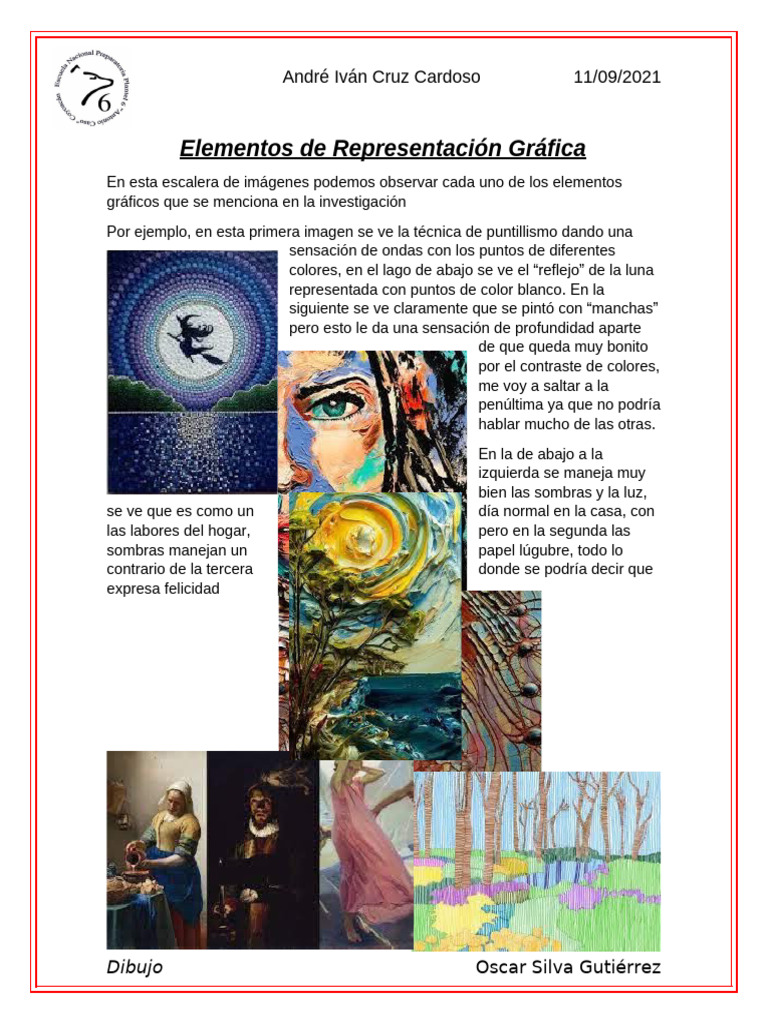 Elementos Clave de Representación Gráfica | PDF | Dibujo | Perspectiva ...