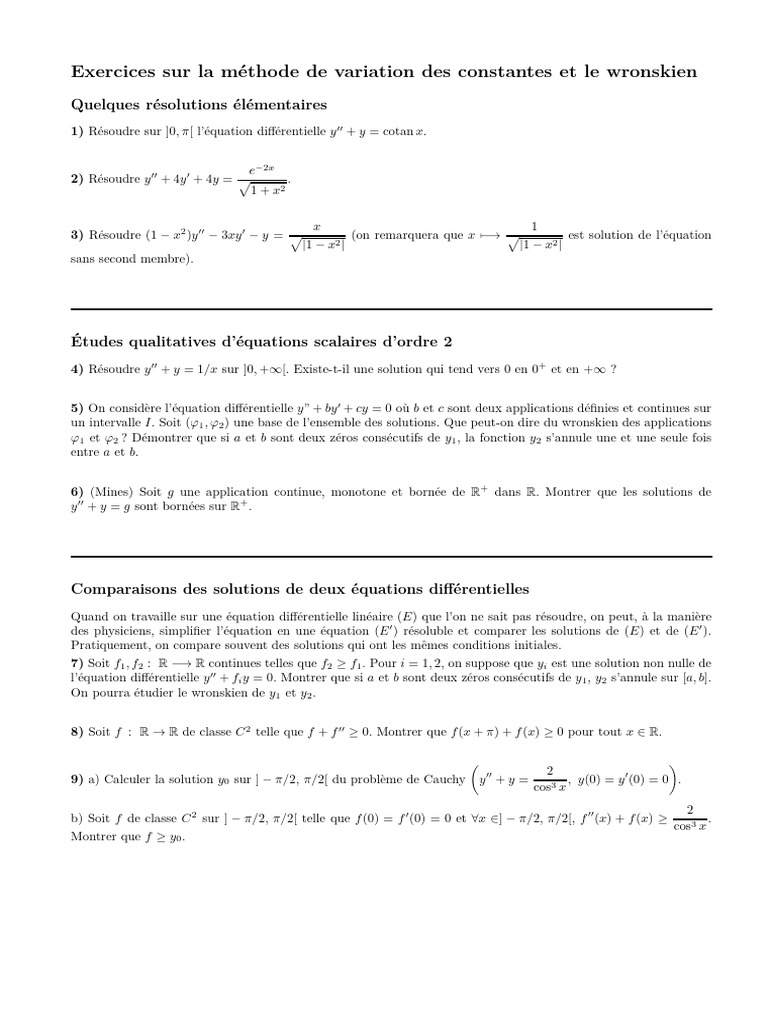 Equa Diff 2 | PDF