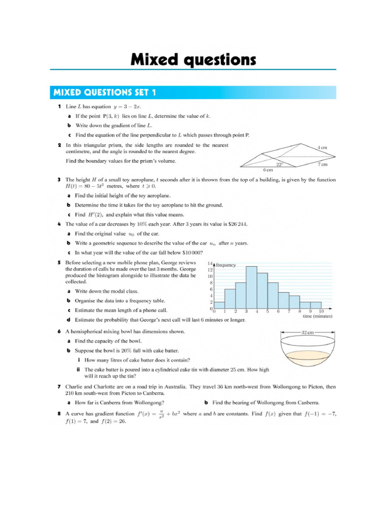 Mixed Qs Set 1 | PDF