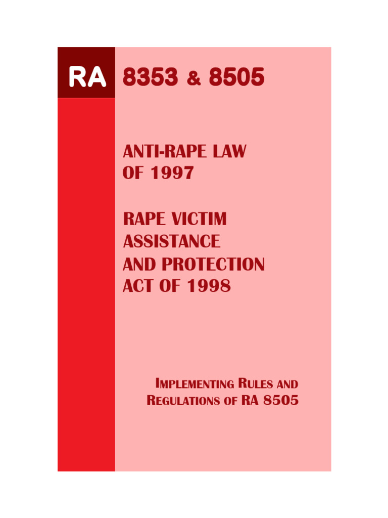 Ra 8505 8353 Rape Irr - 0 | PDF
