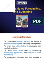 Ch3 Planning, Sales Forecasting, And Budgeting