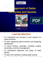 Ch4 Management of Sales Territories and Quotas