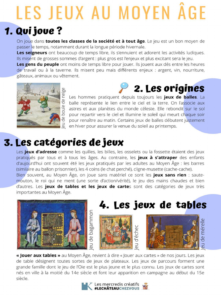 Jeu de Merelle, reconstitution jeu de société du Moyen-Age