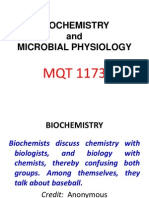 Biochemistry Lecture 1 October 24 2011