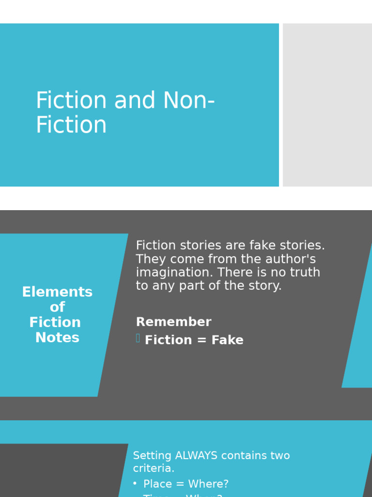 Fiction Notes1 | PDF