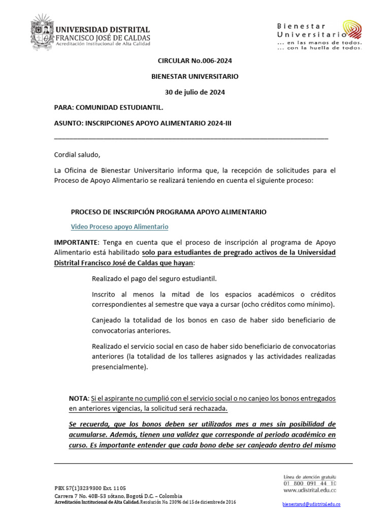 Circular No.006 2024 | PDF