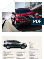 2012 Honda CRV Fact Sheet