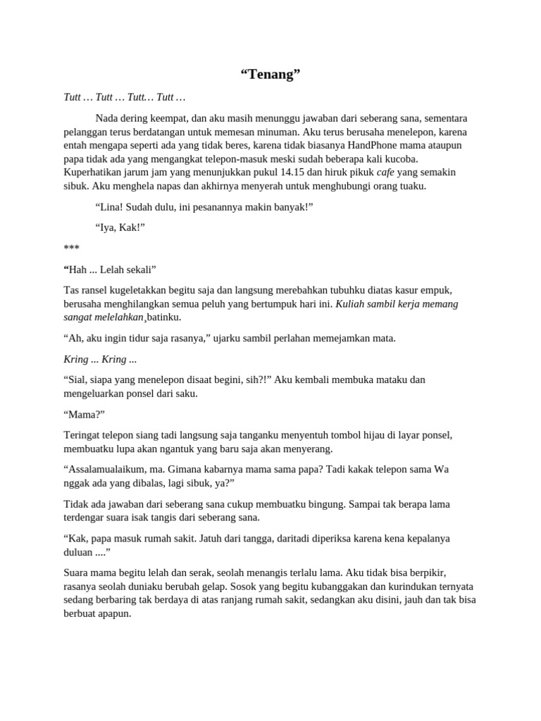 Tenang pdf
