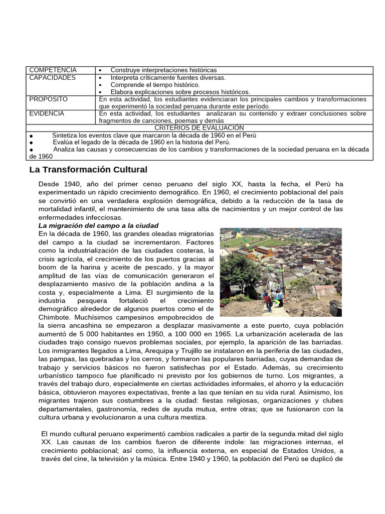 Ficha de Actividad CCSS 5° - Semana 2 | PDF