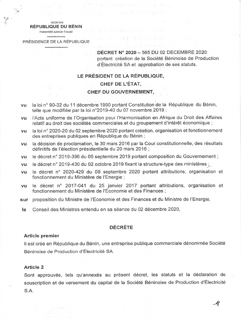 Decret 2020 565 | PDF