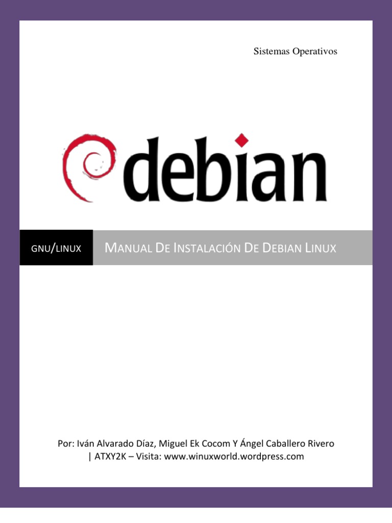 Manual de Instalación de Debian Linux | PDF | Informática ...