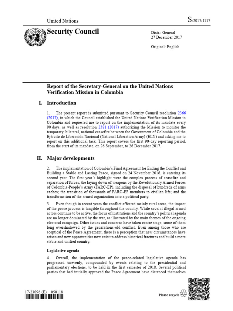 Security Council: United Nations | PDF