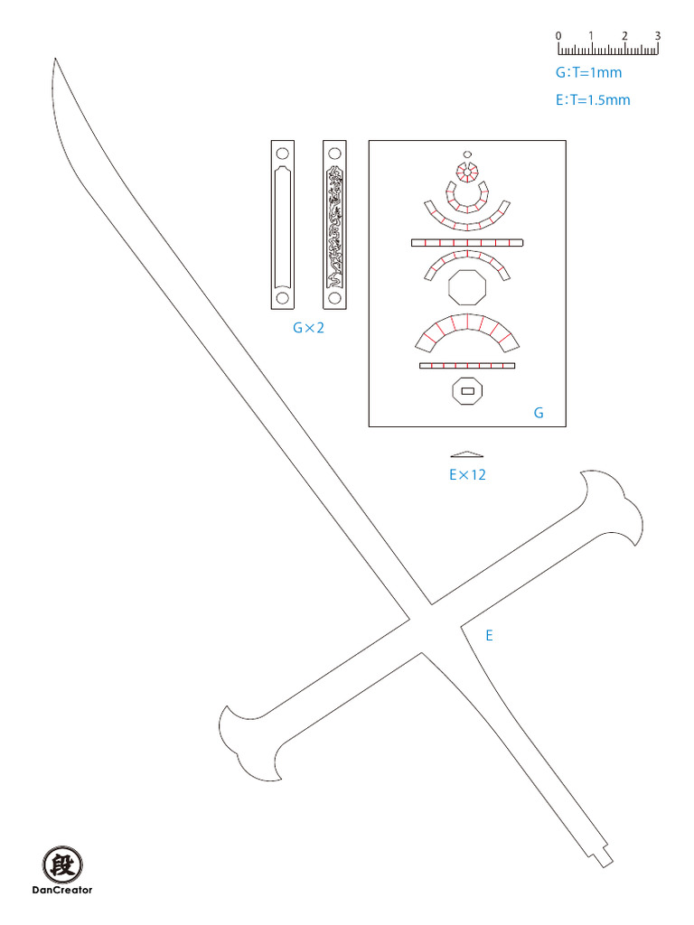 Mihawk Black Sword Mini | PDF