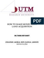 How To Make Money From Land Acquisition: DR - Tahir Bin Sabit