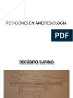 Posiciones en Anestesiologia
