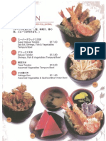 Ten Restaurant Menu