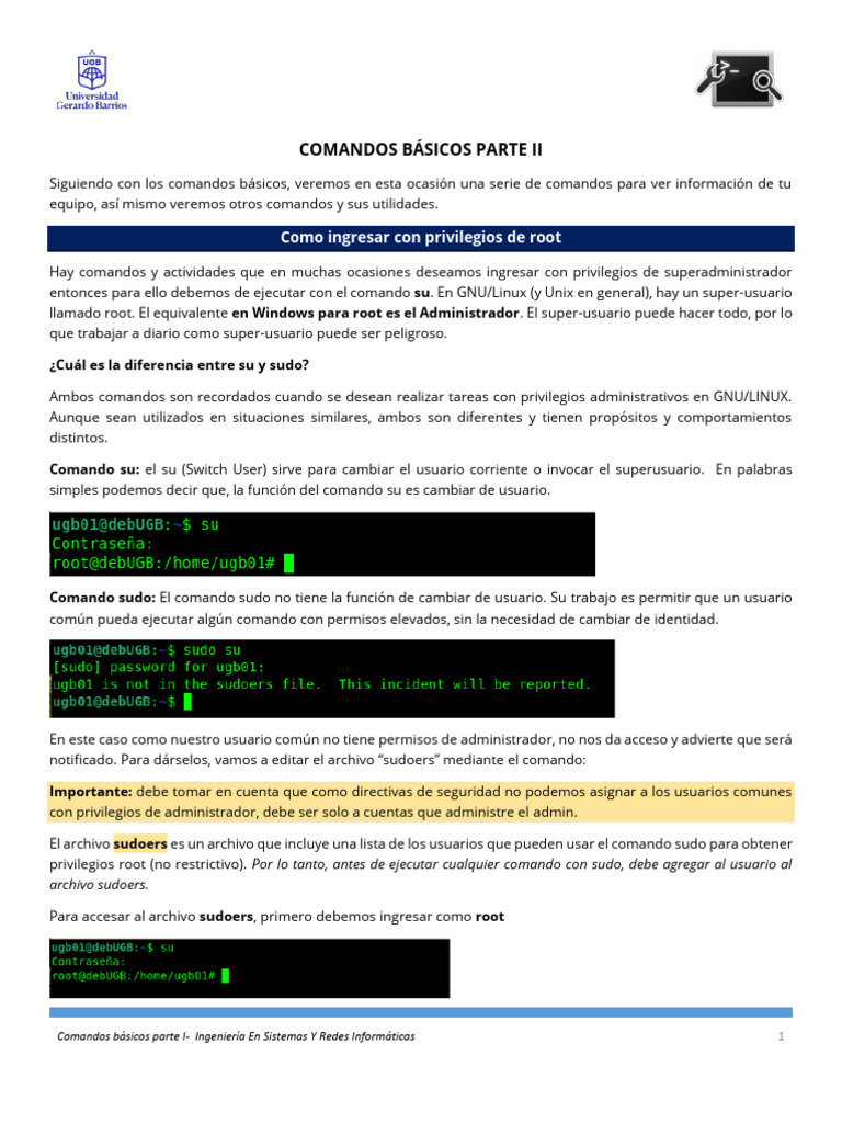 Comandos Básicos Parte I - 1669789870 | PDF