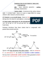 Very Strong: Carbanions, R Carbocations, R