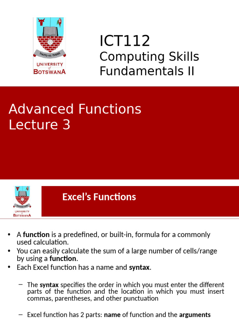 Lecture 3 | PDF
