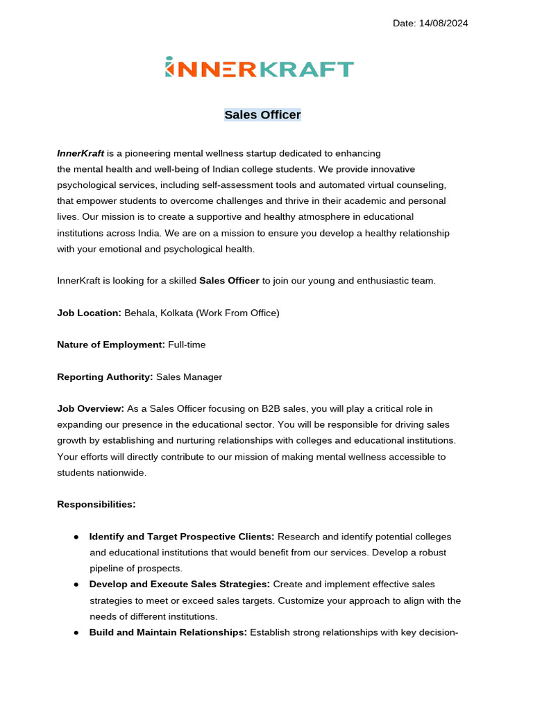 Sales Executive | PDF