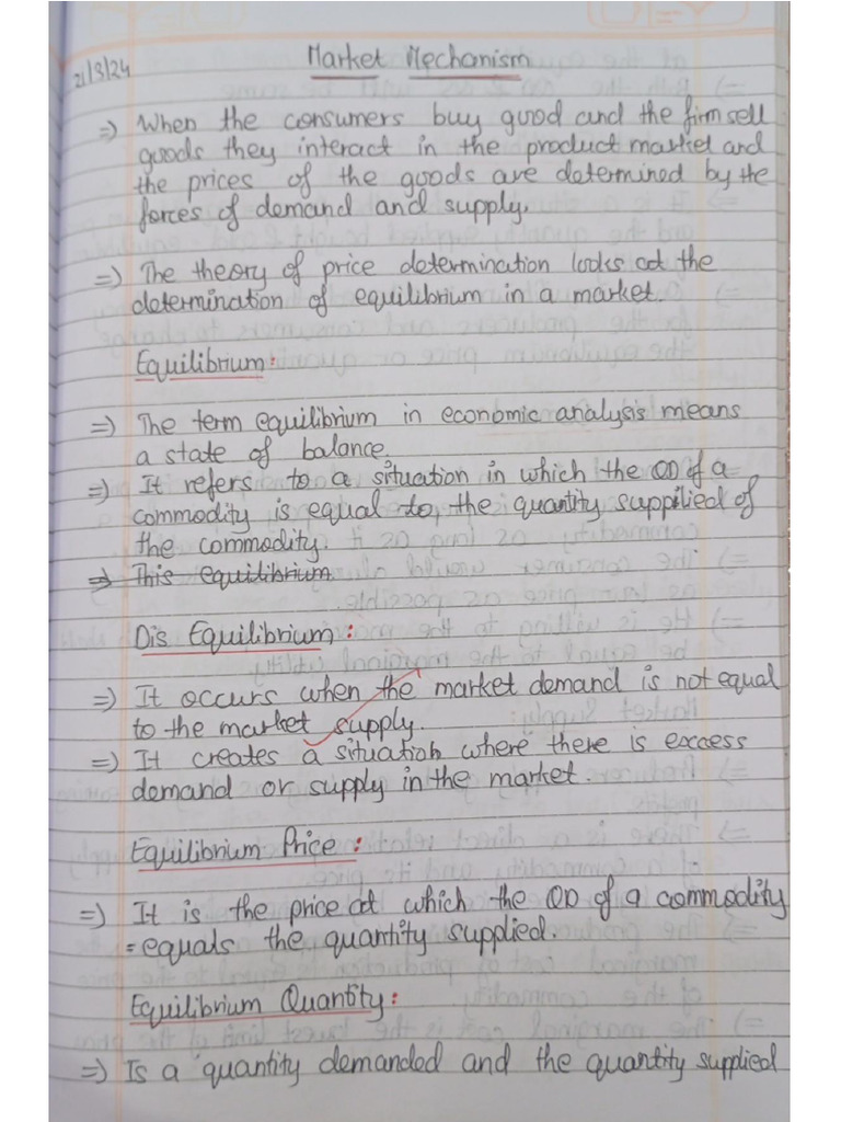 Economics Notes 2 | PDF
