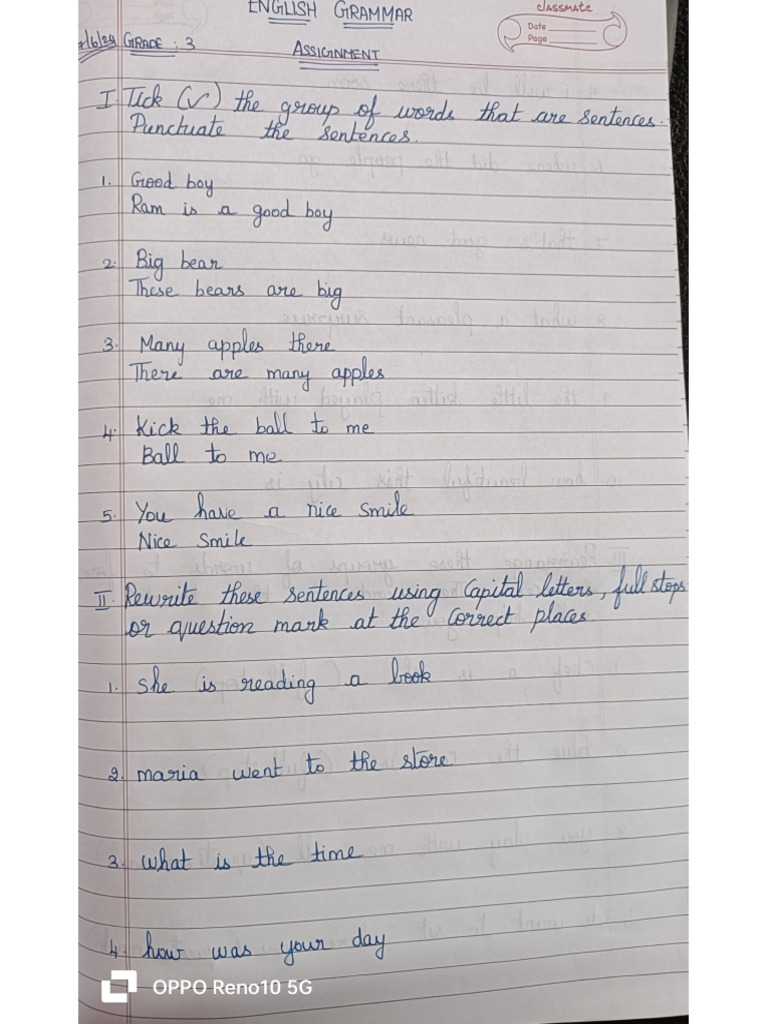 Grade3 Grammar Worksheet Pdf