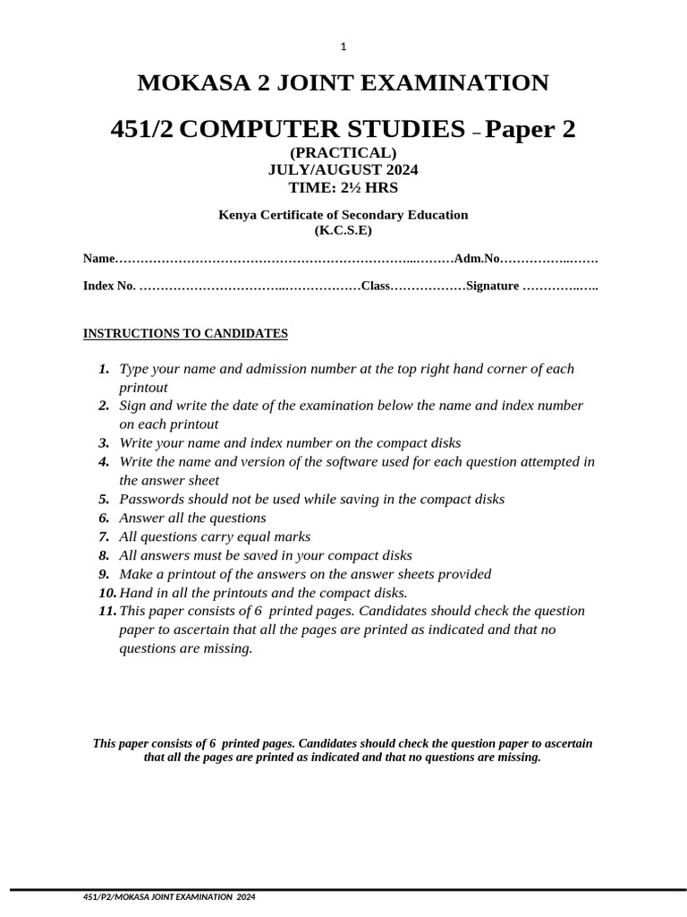 Comp P2 | PDF