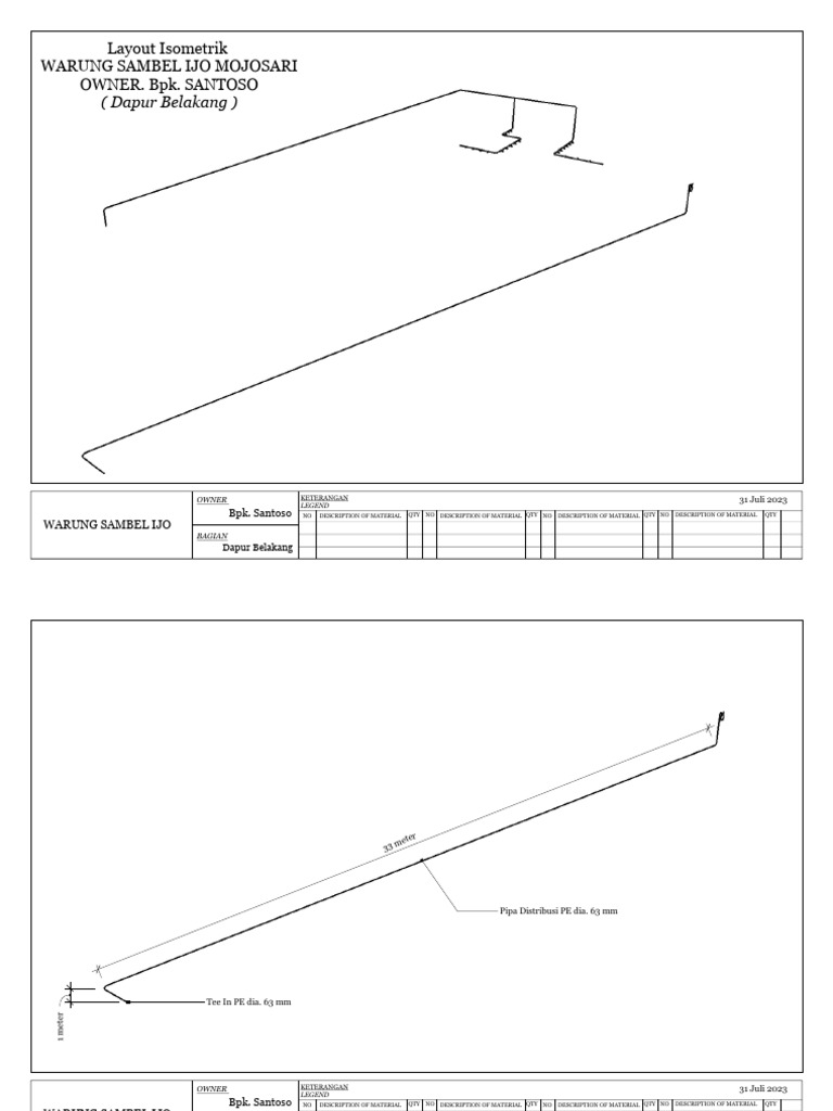 Layout Isometric | PDF