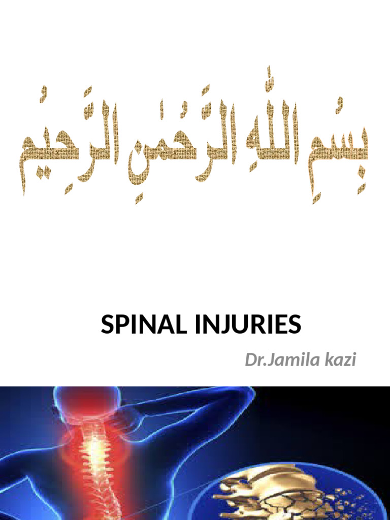 Spinal Injuries | PDF