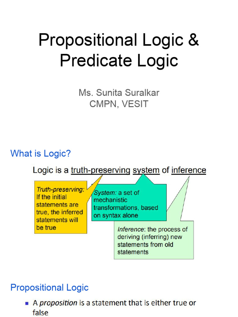 1 1 Propositional And Predicate Logic PDF 1 1 propositional and predicate logic pdf