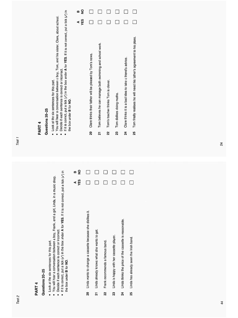 Pet 4 Part 4 Listening Pdf