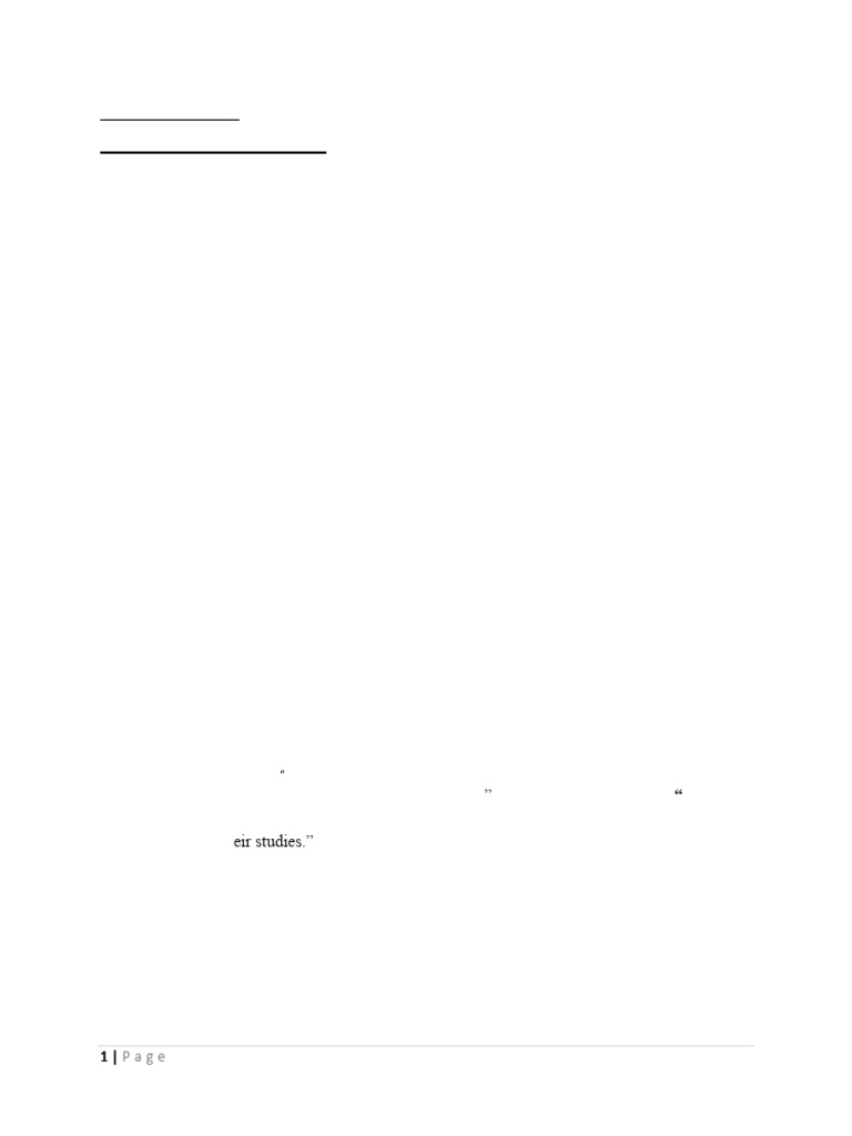 Second Draft PDF | PDF