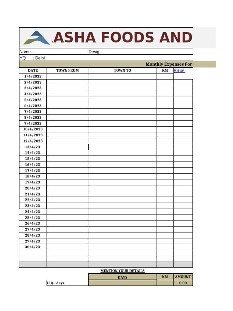 DSR REPORT For Arasha Foods PVT | PDF