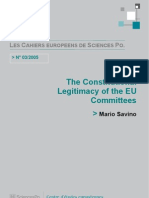 Consitutional Legacy of EU Committees - About Institutional Balance